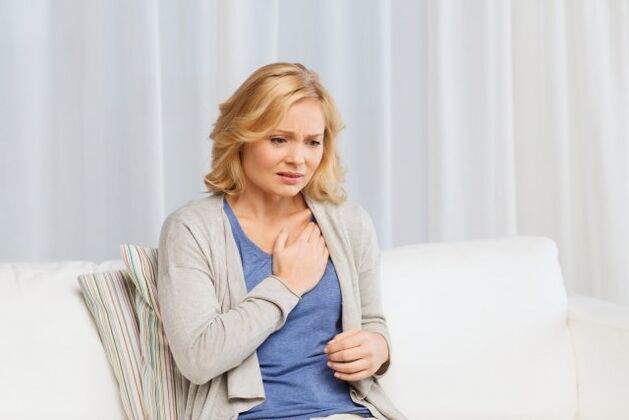 Chest pain due to high blood pressure